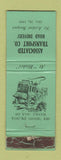 Matchbook Cover - Associated Transport Trucking Road Drivers Banquet 1949 WORN