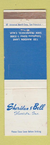 Matchbook Cover - Sheridan & Bell Florists San Francisco CA WEAR