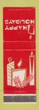 Matchbook Cover - Chodash Bros Restaurant Chicago IL Christmas WEAR