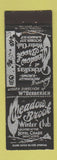 Matchbook Cover - Meadow Brook Winter Club Hotel Chase St Louis MO