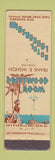 Matchbook Cover - Hotel Lankershim Los Angeles CA Driftwood Room girlie WEAR