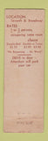 Matchbook Cover - Hotel Lankershim Los Angeles CA Driftwood Room girlie WEAR