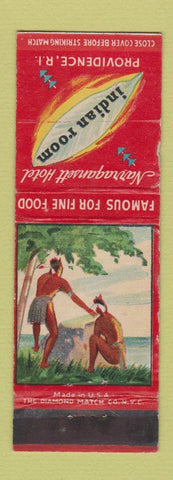 Matchbook Cover - Indian Room Narragansett Hotel Providence RI WEAR