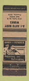 Matchbook Cover - A1 Auto Body Works San Diego CA WEAR