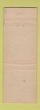 Matchbook Cover - Tavern on the Green New York City WEAR