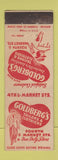 Matchbook Cover - Goldberg's Tailors Men's Cltohes Louisville KY