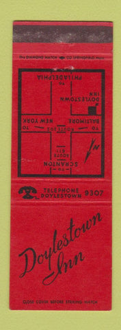 Matchbook Cover - Doylestown Inn PA