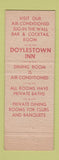Matchbook Cover - Doylestown Inn PA
