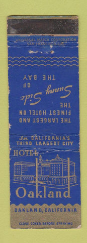 Matchbook Cover - Hotel Oakland CA WEAR