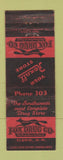 Matchbook Cover - Fox Drug Company Clovis NM Rexall low phone # WORN