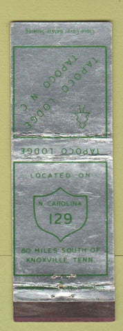 Matchbook Cover - Tapoco Lodge NC WEAR