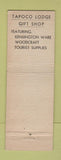 Matchbook Cover - Tapoco Lodge NC WEAR