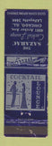 Matchbook Cover - The Sazarac Cocktail Lounge Chicago IL WEAR