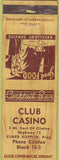 Matchbook Cover - Club Casino Clinton NY? WEAR