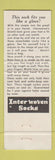 Matchbook Cover - Hahn Men's Clothes Belmont Shore Long Beach? Interwoven Socks