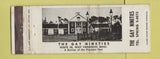 Matchbook Cover - The Gay Ninties West Yarmouth MA WORN Full Length