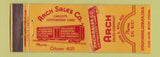 Matchbook Cover - Arch Sales Corp Denver Colorado WEAR