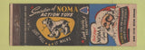 Matchbook Cover - Noma Toys Santa Claus