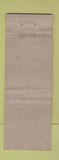 Matchbook Cover - Hotel Queen Anne New Bern NC WEAR