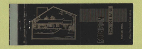 Matchbook Cover - Monson Savings Bank WEAR