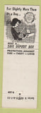 Matchbook Cover - Monson Savings Bank WEAR