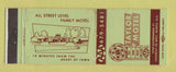 Matchbook Cover - Taylor Motel Mobile AL WEAR