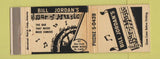 Matchbook Cover - Bill Jordan's Bar Music Miami Beach FL WEAR