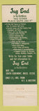 Matchbook Cover - Jug End South Egremont MA