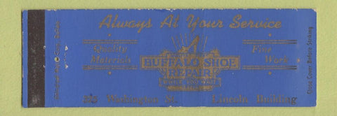 Matchbook Cover - Buffalo Shoe Repair  NY WEAR Full Length