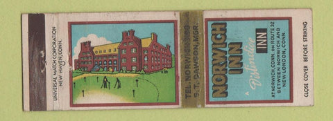 Matchbook Cover - Norwich Inn New CT WEAR