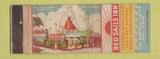 Matchbook Cover - Red Sails Inn San Diego CA WORN
