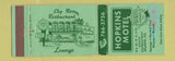 Matchbook Cover - Hopkins Motel Atlanta GA WORN