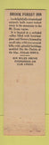Matchbook Cover - Brook Forest Inn Colorado FEDERAL LONG