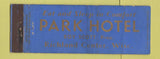 Matchbook Cover - Park Hotel Richland Center WI WEAR Full Length