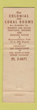Matchbook Cover - Harry Davis' Hickory House Worcester MA