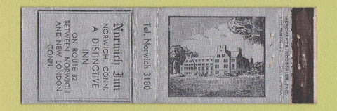 Matchbook Cover - Norwich Inn CT MERCHANTS low phone #