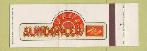 Matchbook Cover - Sundancer Restaurant Best Western Fort Worth TX Full Length