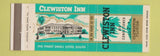 Matchbook Cover - Clewiston Inn FL