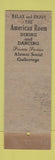 Matchbook Cover - College Inn Des Moines IA WEAR