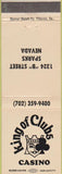 Matchbook Cover - King of Clubs Casino Sparks NV