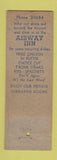 Matchbook Cover - Lloyd's Airway Inn Des Moines IA WEAR