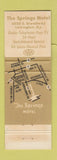 Matchbook Cover - The Springs Restaurant Lexington KY WEAR