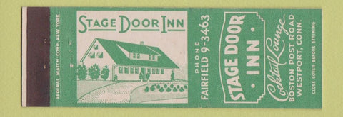 Matchbook Cover - Stage Door Inn Westport CT Federal