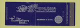 Matchbook Cover - 1st National Bank Greybull WY Full Length