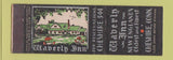 Matchbook Cover - Waverly Inn Cheshire CT feature low phone #