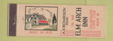 Matchbook Cover - Elm Arch Inn Falmouth MA low phone #
