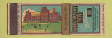 Matchbook Cover - Norwich Inn CT FEDERAL LONG low phone # WEAR