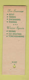 Matchbook Cover - Hanover Inn Hanover NH