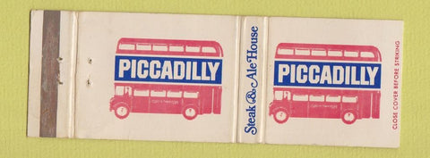 Matchbook Cover - Piccadilly Steak Ale House Orlando FL WEAR Full Length