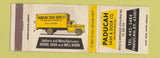 Matchbook Cover - Paducah Sash & Door KY truck WEAR